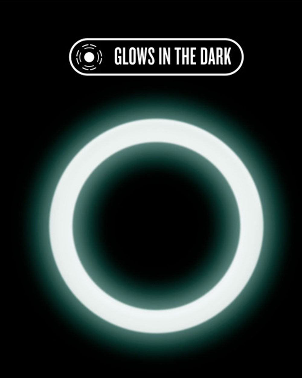 Silicone Glo C-Ring White Glow