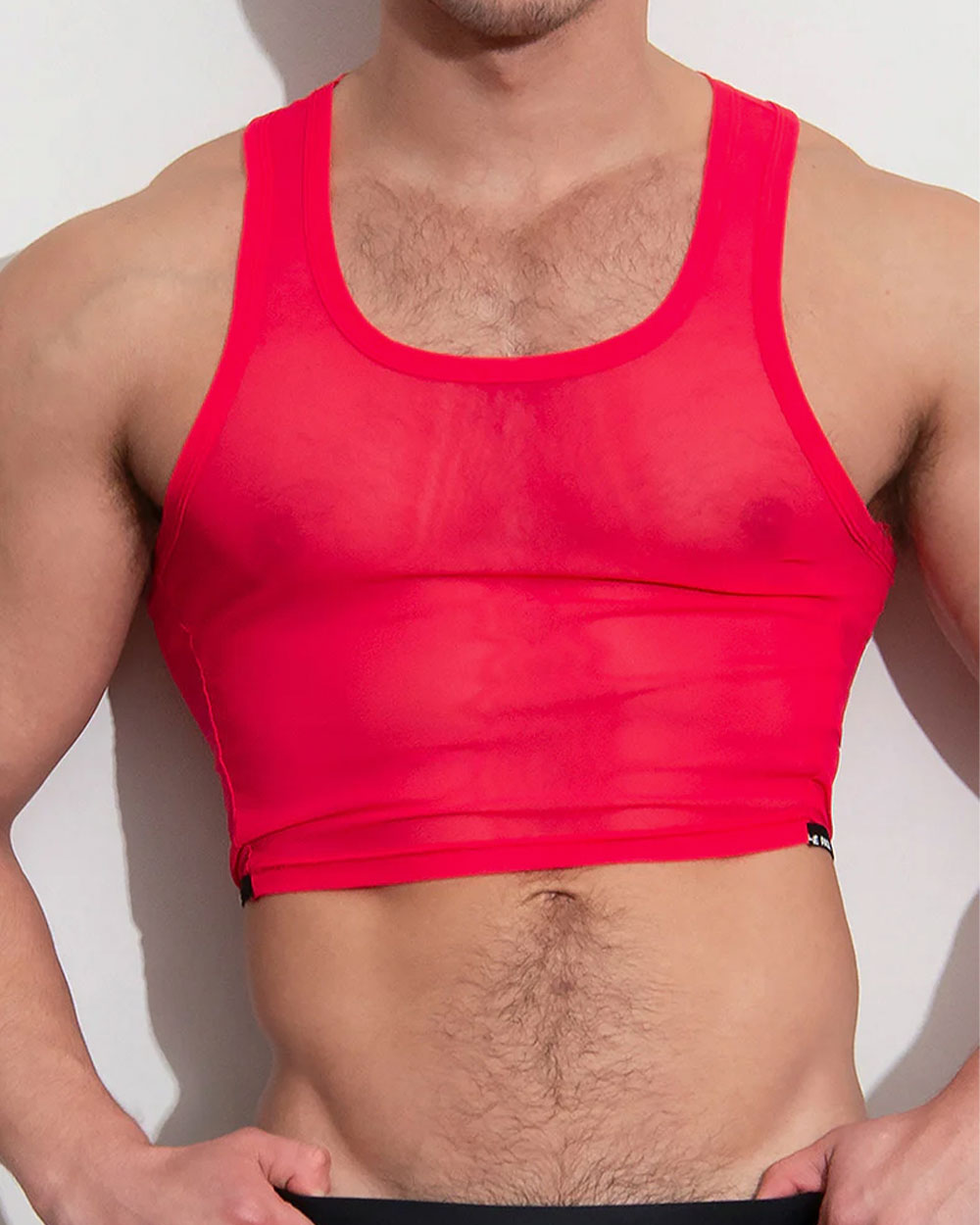 NRG Mesh Crop Top - Pink