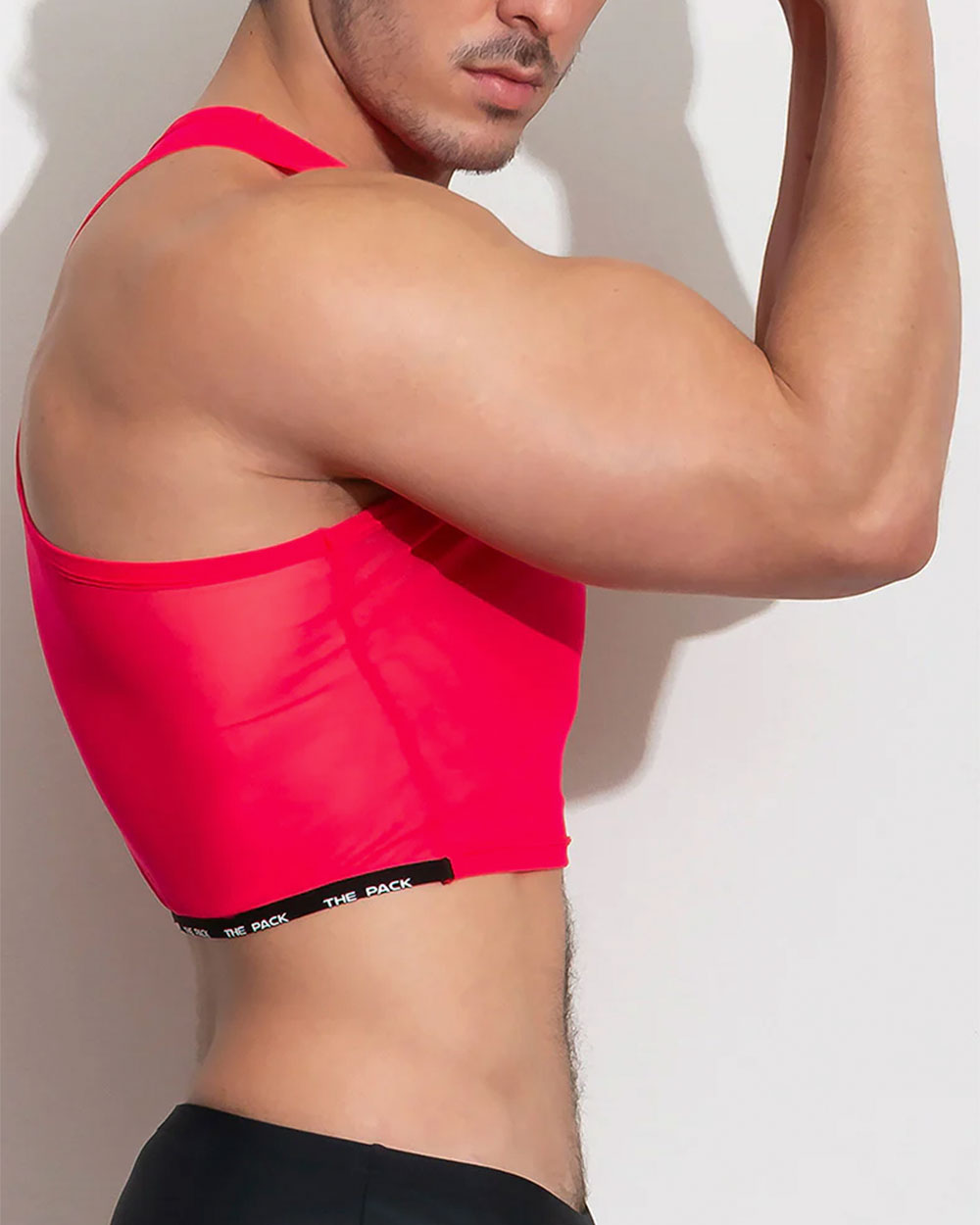 NRG Mesh Crop Top - Pink