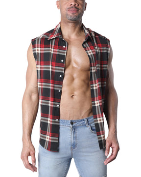 Lumber Jacked Sleeveless Shirt