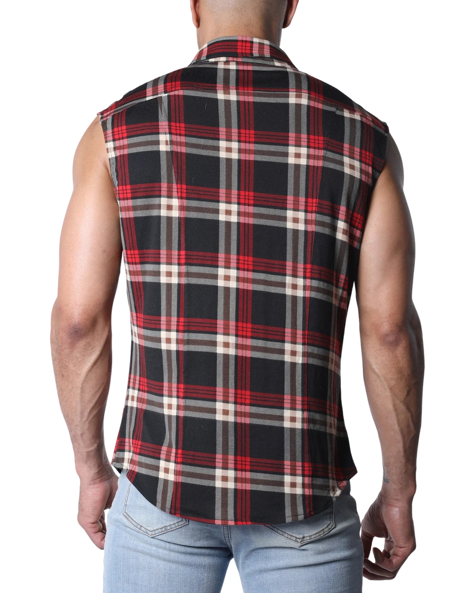 Lumber Jacked Sleeveless Shirt