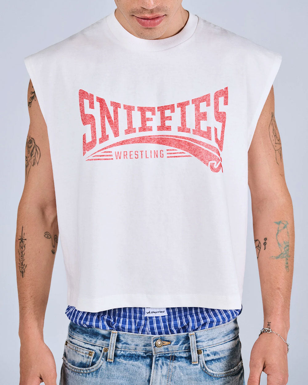 Wrestling Box Fit Crop Tank